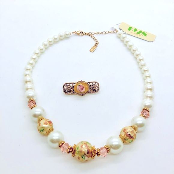 Vintage 1928 collection floral Victorian style jewelry - Picture 1 of 10